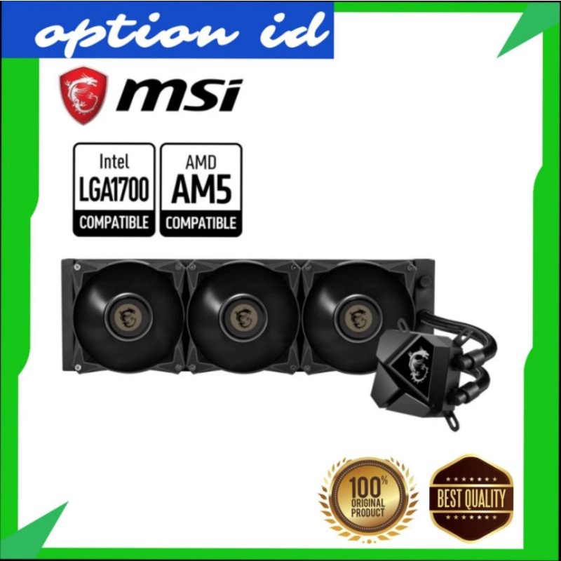 Jual Liquid CPU Cooler MSI MAG CORELIQUID P360 360mm Support LGA 1700