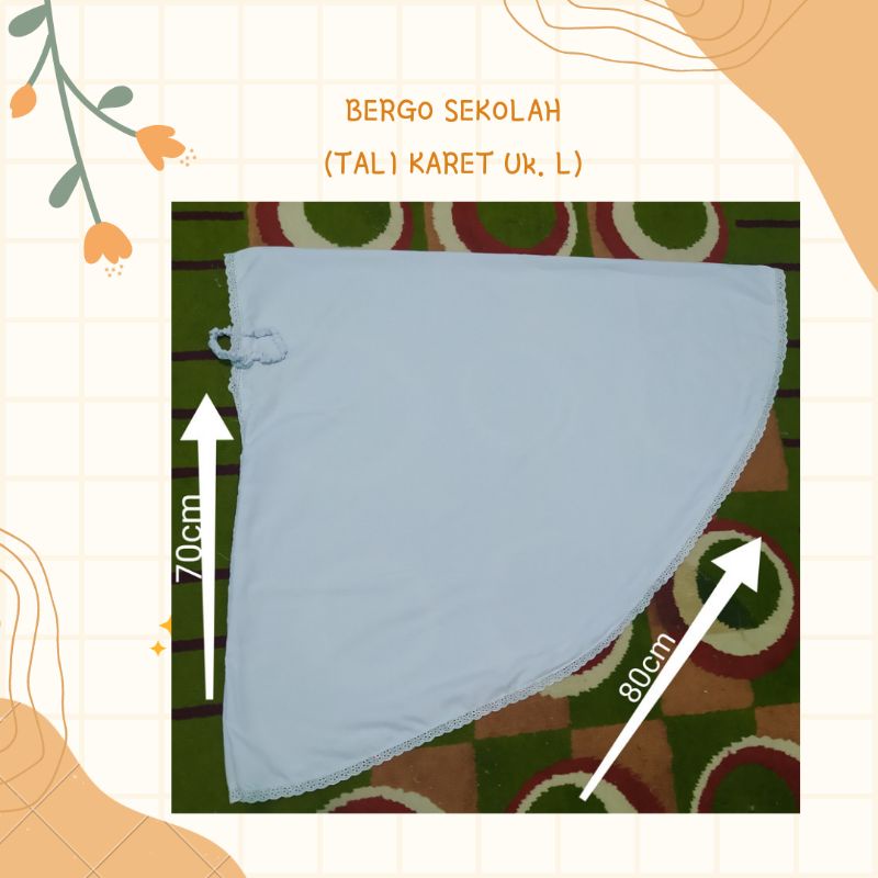 Bergo Al Azhar (Tali Karet uk. L)