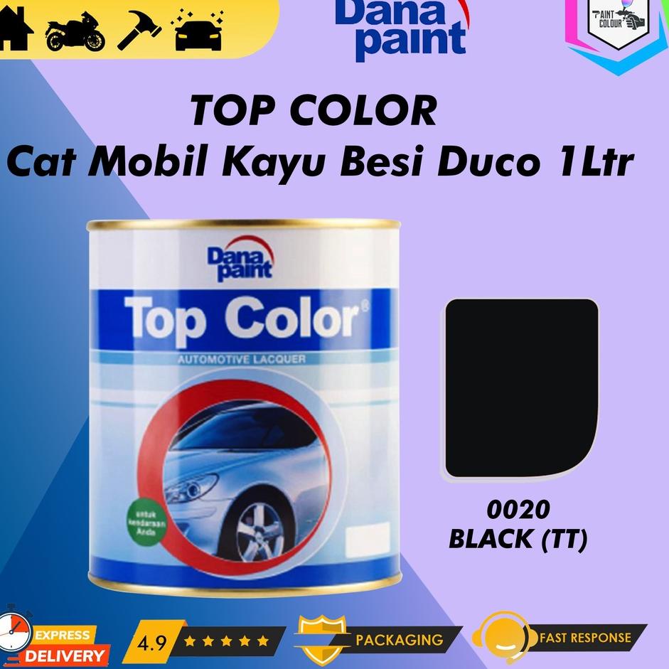 Jual Model Terheboh TOP COLOR 0020 Black (Tt) - Cat Mobil Kayu Besi ...