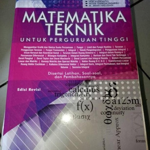 Jual BUKU MATEMATIKA TEKNIK UNTUK PERGURUAN TINGGI EDISI REVISI ...