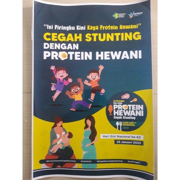 Jual Poster Cegah Stunting Dengan Protein Hewani | Shopee Indonesia