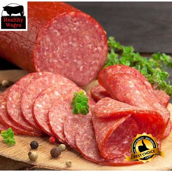 Jual Beef Salami Sliced Daging Sapi Salami Pizza Halal 100gr Healthy