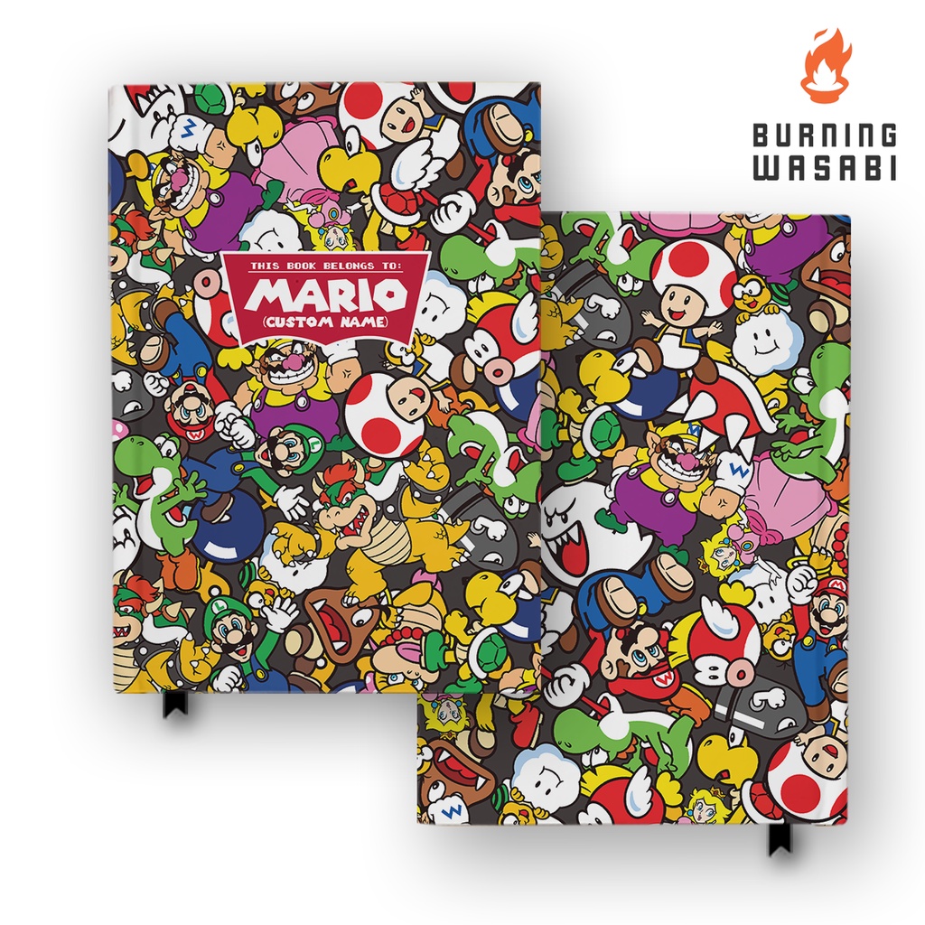 Jual Notebook Buku Game Characters Mario Bros 5 Pirate Hunter Anime ...