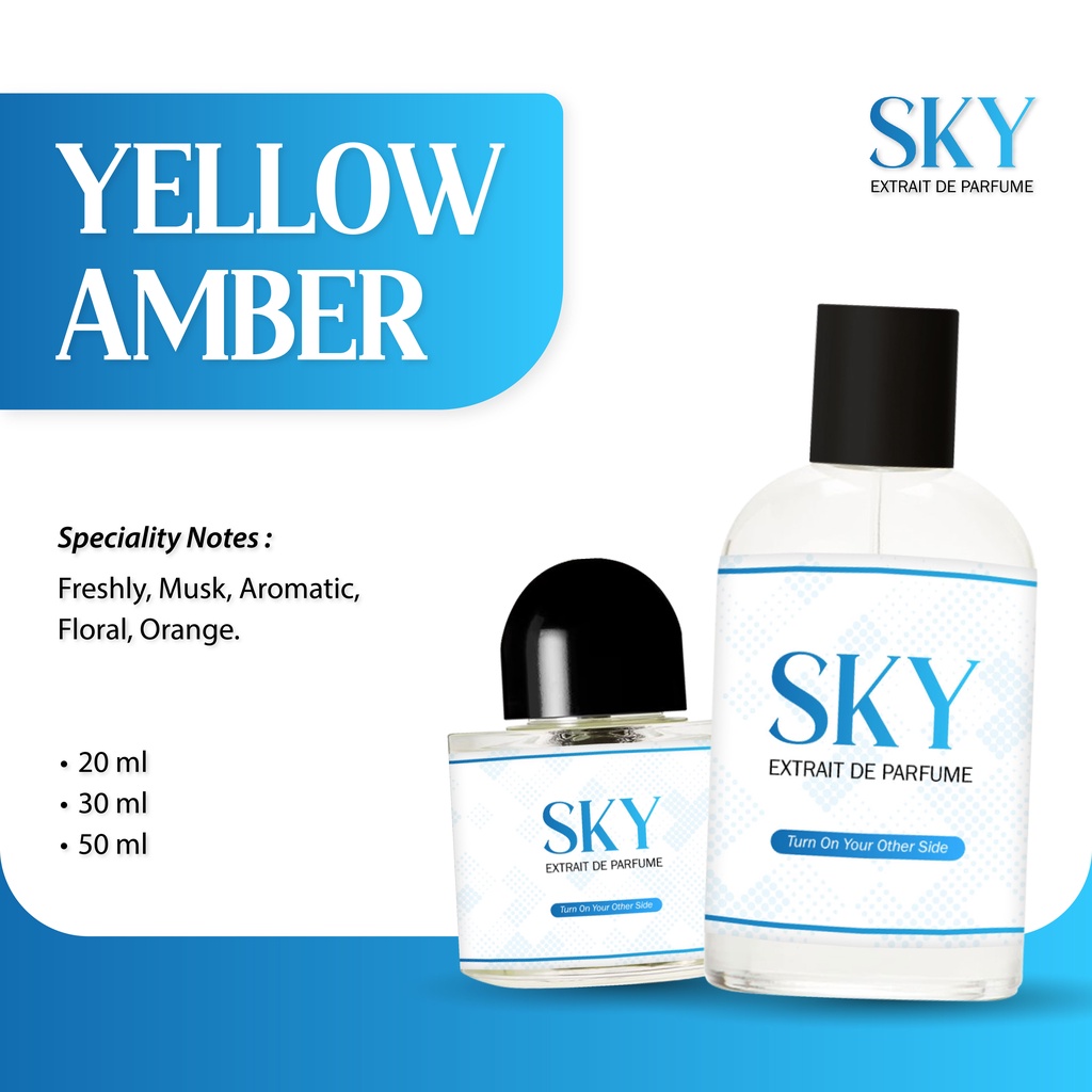 Yellow Amber SKY Parfume Extrait De Parfume Minyak Wangi Tahan Lama  Parfume Pria Wanita Parfum Terlaris