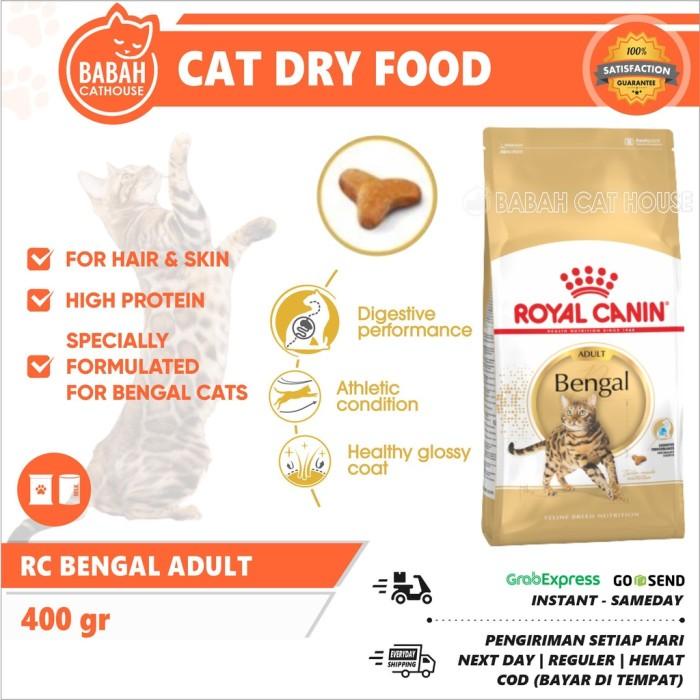 Jual ROYAL CANIN BENGAL ADULT 400gr Dry Cat Food Rc Makanan Kucing Dewasa Shopee Indonesia