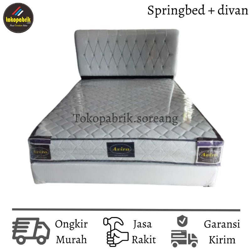 Jual Bed Set Divan Dan Springbed Set Kamar Ukuran Divan Kasur Murah Bandung Soreang