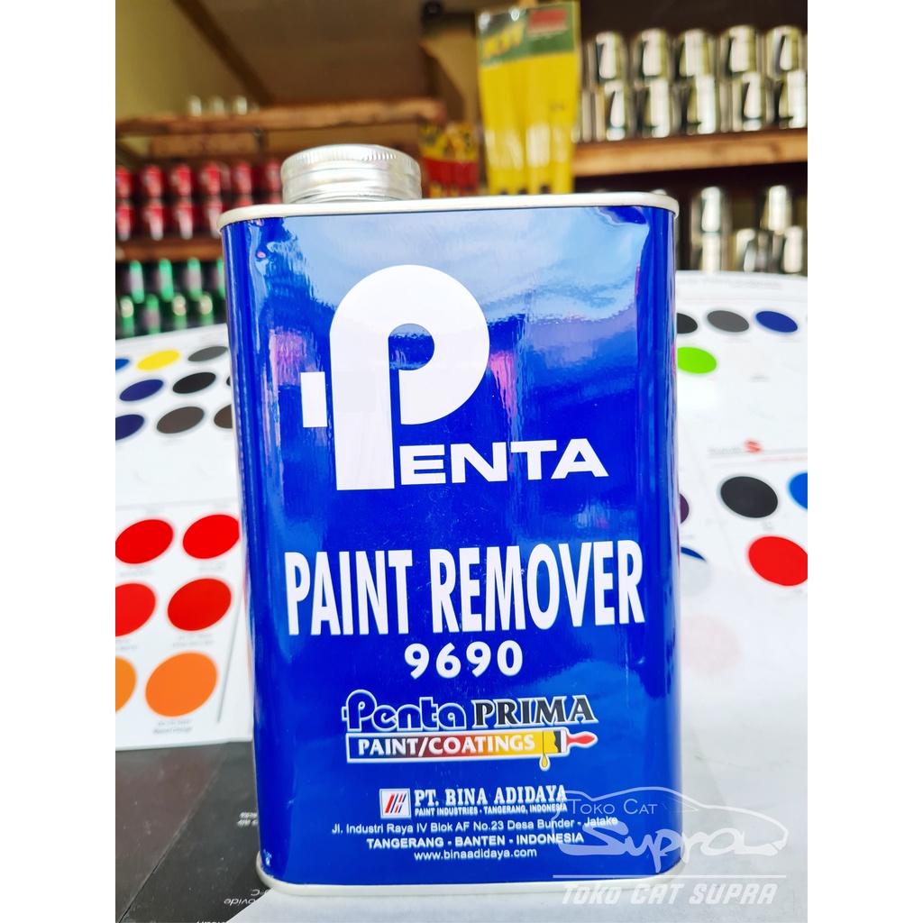 Jual Paint Remover Perontok Cat 1 kg 1/4kg Penta Neorever merah ...