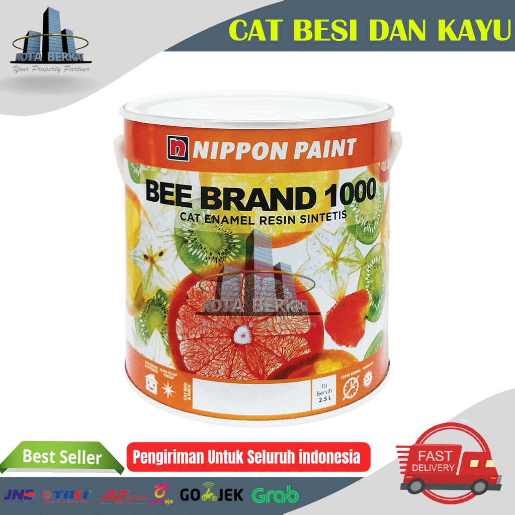 Jual BEE BRAND 1000 NIPPON PAINT CAT BESI DAN KAYU Shopee Indonesia