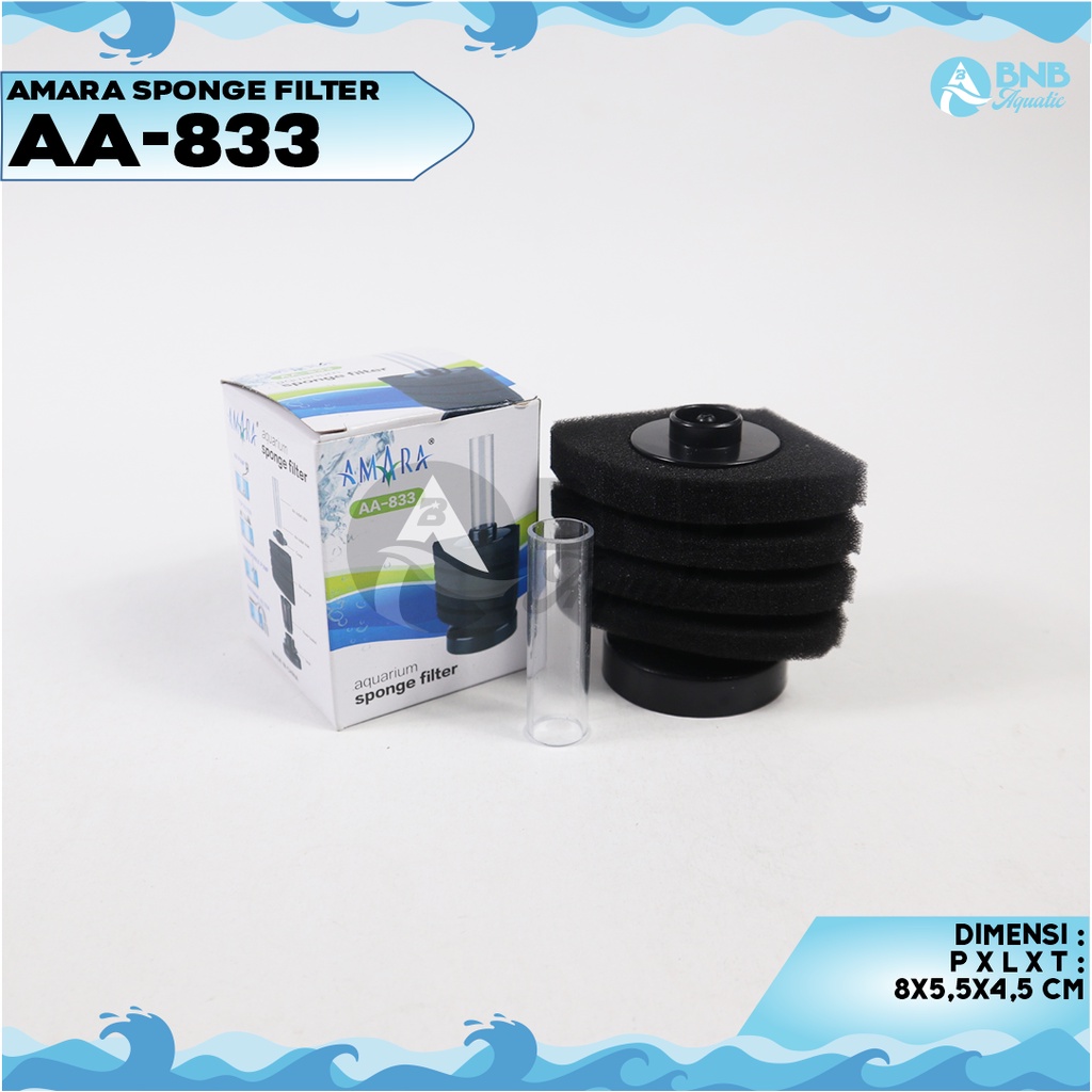 Jual AMARA BIOFOAM AA-833 / AA-933 FILTER BUSA AQUARIUM MINI | Shopee ...