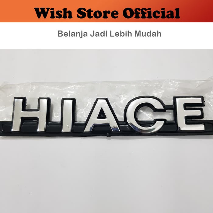 Jual [PCS] Emblem / Car Logo / Lambang Mobil Tulisan Hiace Hi Ace ...