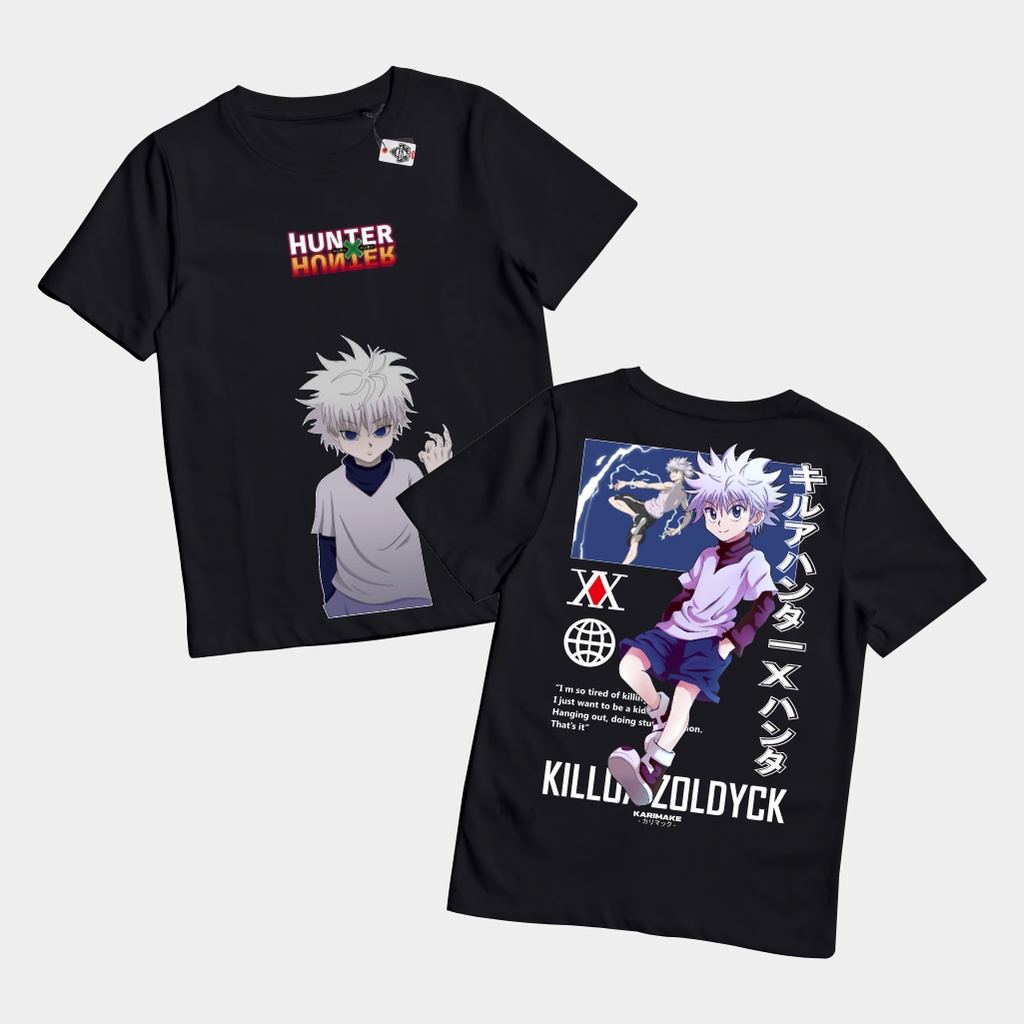 Jual Triangle Kaos Anak Hunter X Hunter Killua Zoldyck Logo Kaos Anime Shopee Indonesia