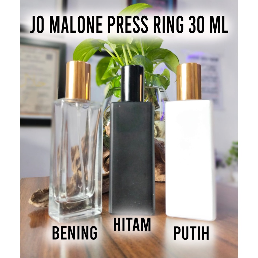 Jual Botol Jo Malone Press Ring 30ml/Hitam/bening/putih/Terlaris ...