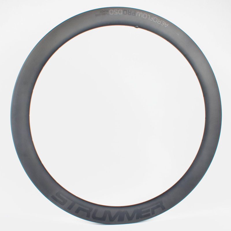 Jual Rims Velg Rim 700c Strummer Aeroflow Pro D50 Carbon 50 mm 24H ...
