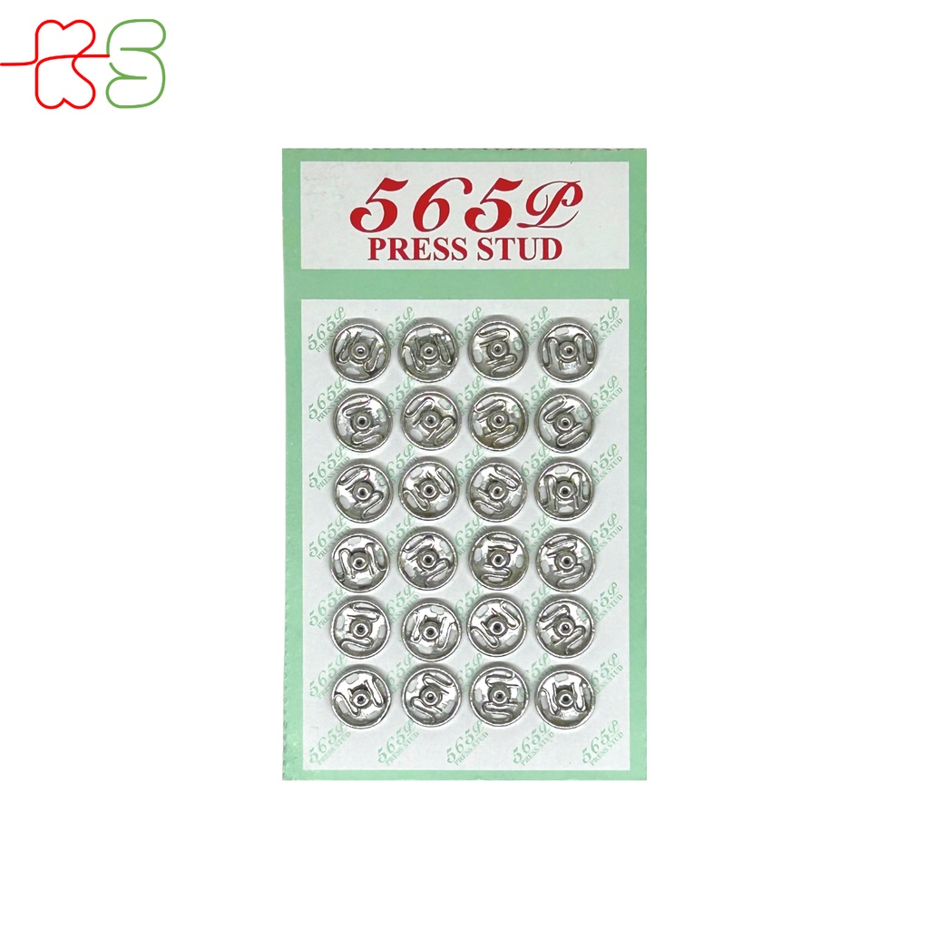 Jual kancing cetet/press stud 565 8 mm 24 pcs | Shopee Indonesia