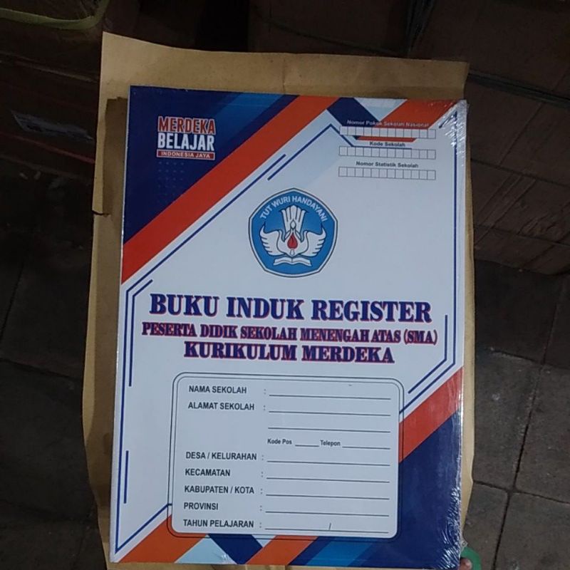 Jual Buku Induk Register Peserta Didk Sekolah Menengah Atas Sma