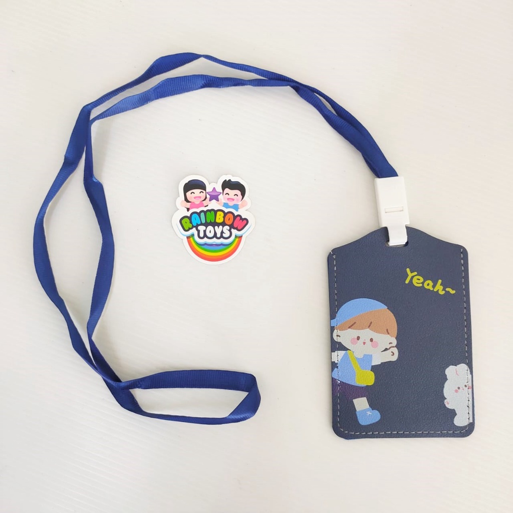 Jual Gantungan ID Card Holder Perlengkapan Sekolah Kantor Name Tag