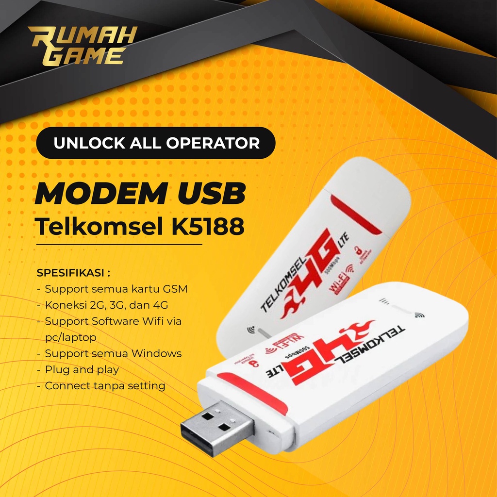 Jual Usb Modem Wifi Mifi 4g Lte Telkomsel Flash 300mbps Unlock Gsm Shopee Indonesia