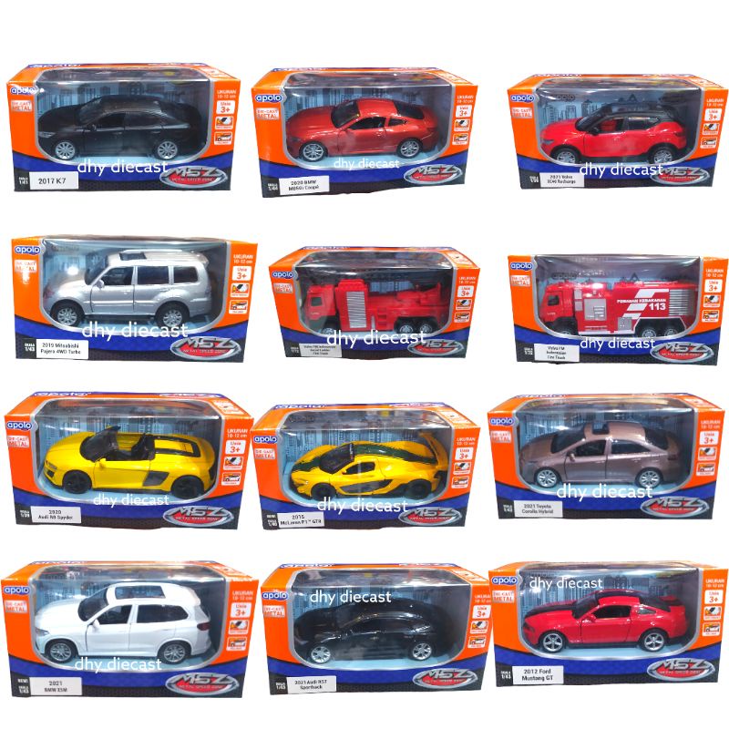 Jual Mainan Diecast Apollo MSZ Skala 36-49 | Shopee Indonesia