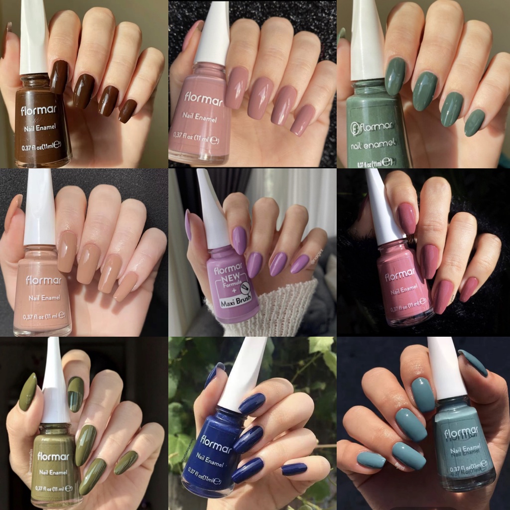 Jual Flormar Nail Enamel New Formula Maxi Brush Kutek Flormar Kutek