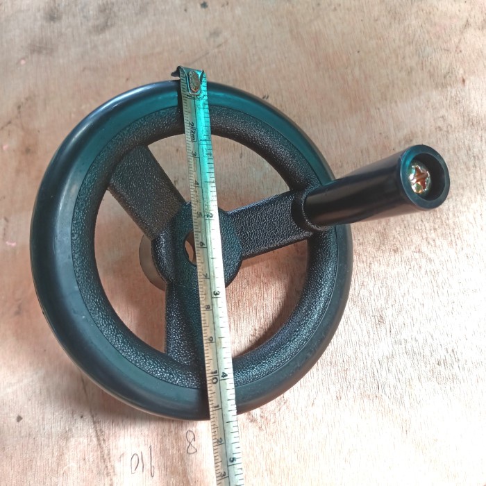 Jual Diameter 3.9 inch Hand Wheel w Revolving Handle for Milling ...