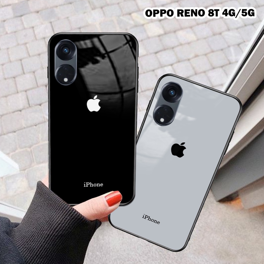 SEAHAI Cover Custodia Folio in Pelle per Oppo Reno 8T 4G (Reno8T), Premium PU/TPU Portafoglio Case con Slot per Schede, Magnetica Adsorbimento Automatico Flip Cover - Nero