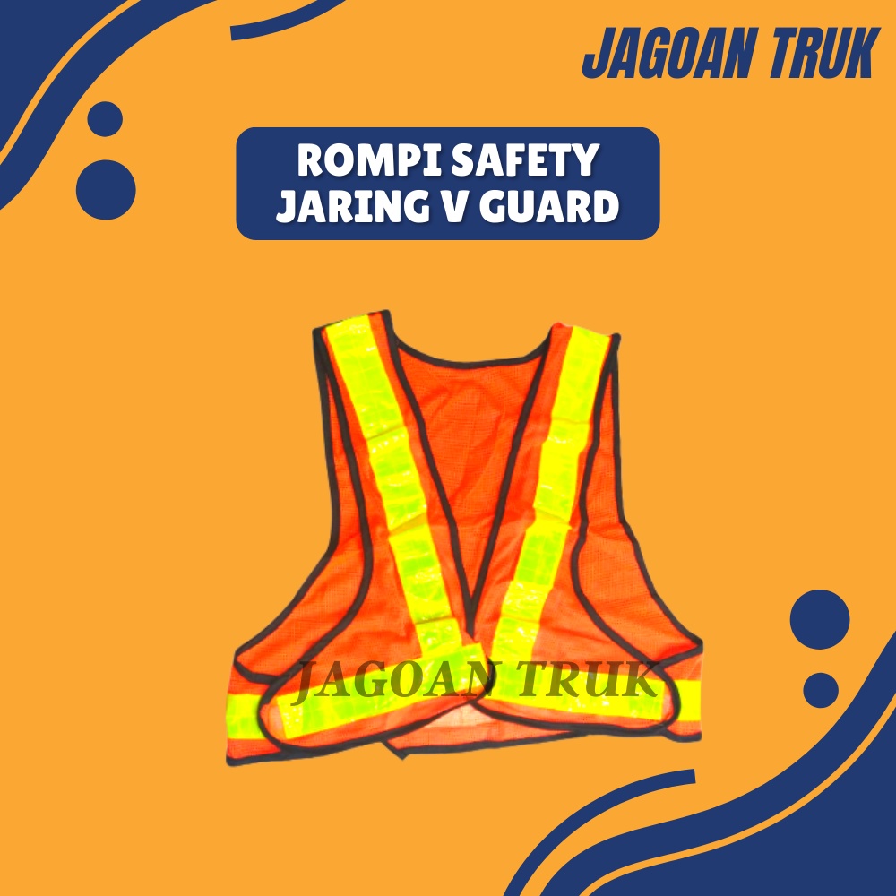 Jual Rompi Proyek Jaring V Guard Safety Vest Jala Proyek Pengaman