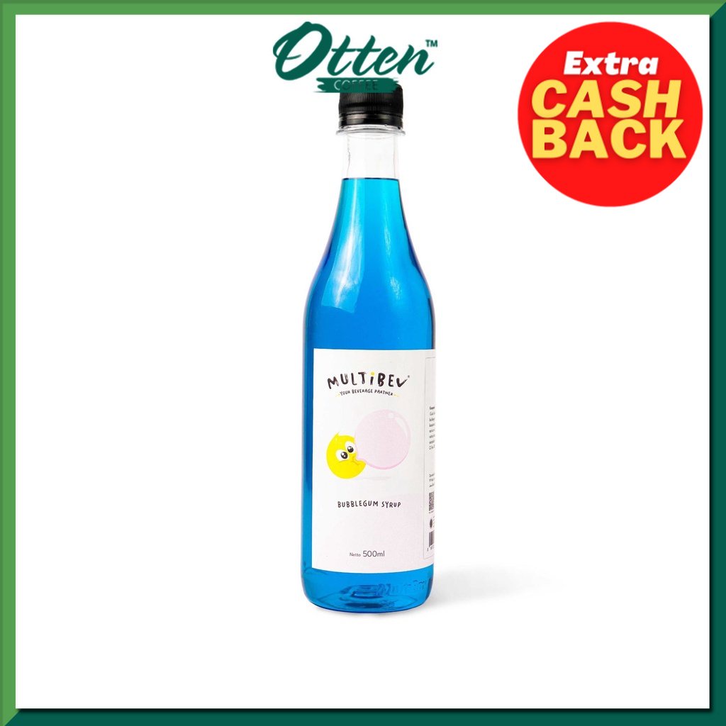 Jual MultiBev - Syrup Bubblegum Bottle 500ml - Sirup Minuman Rasa ...