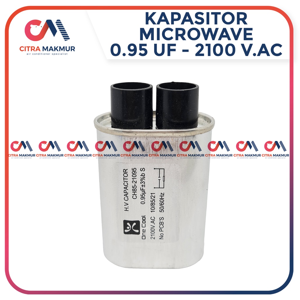 Jual Kapasitor Microwave Oven 0,95 uf mf 2100 V Volt Micro Wave