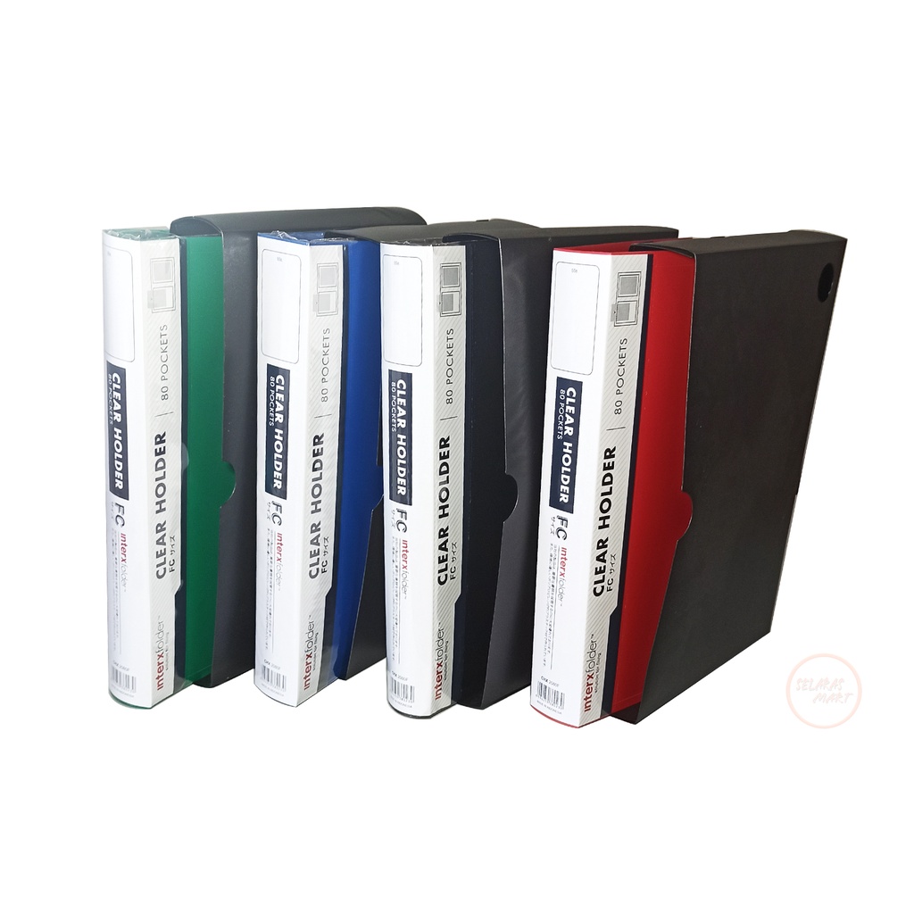 Jual InterXFolder - Clear Holder 80 Terdapat 5 Warna - Pcs | Shopee ...