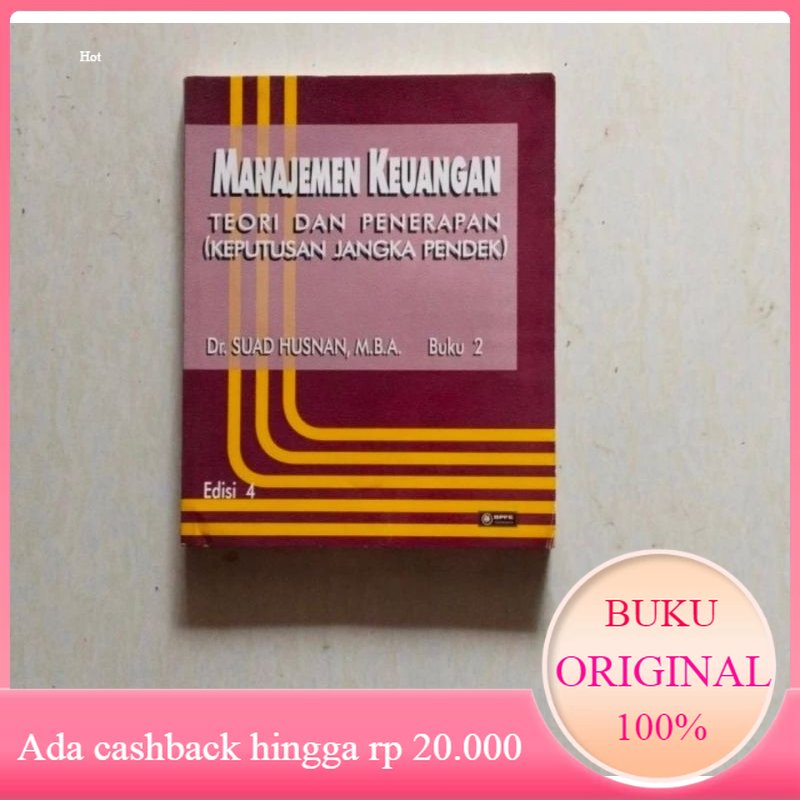 Jual MANAJEMEN KEUANGAN Teori Dan Penerapan Keputusan Jangka Pendek ...