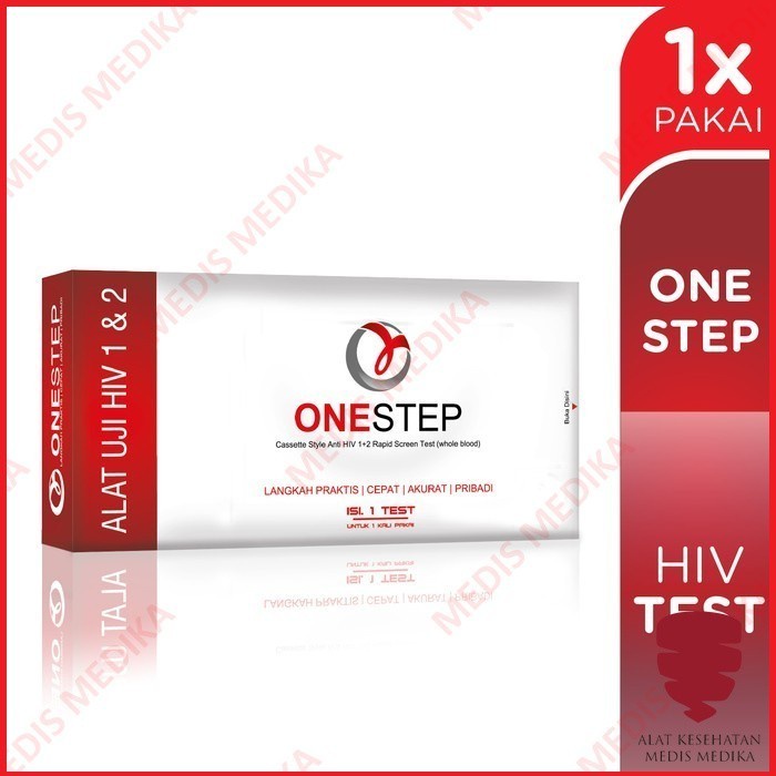 Jual Cek Kesehatan Uji AIDS One Step Onestep Alat Tes HIV Test Diagnosa