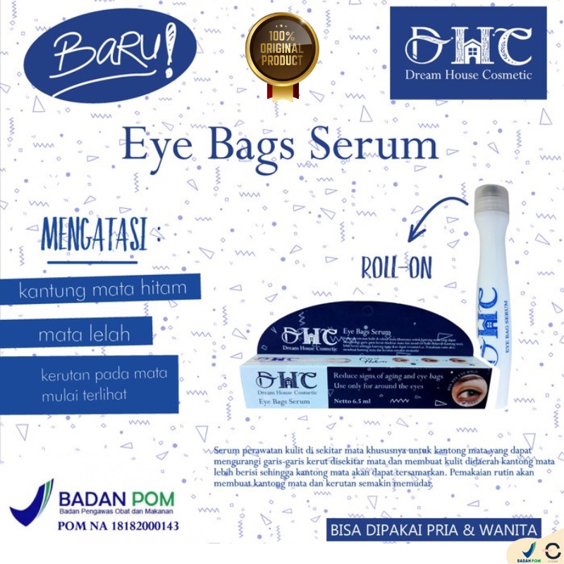 Jual [ORI BPOM] Dream House Cosmetic Eye Bags Serum by SYB (Eye Bags