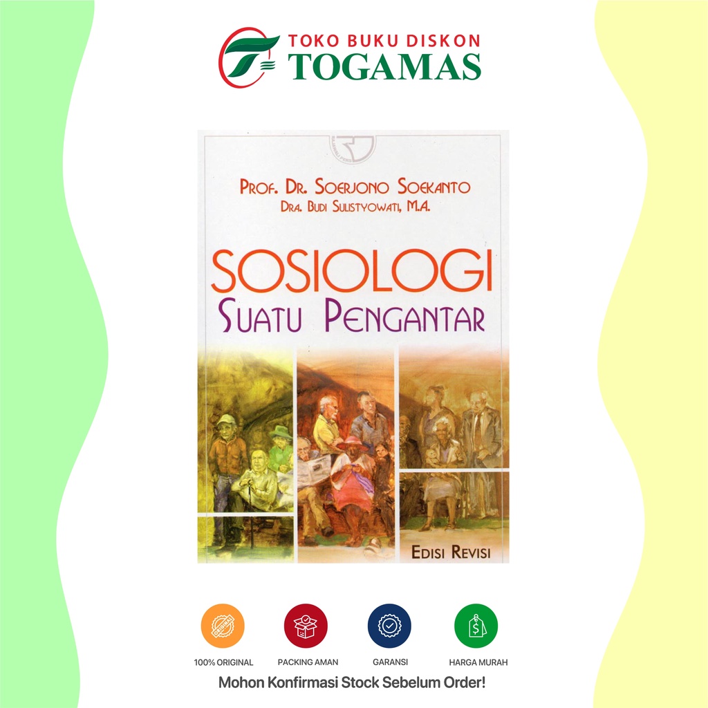 Jual Buku Sosiologi Suatu Pengantar Edisi Revisi - SOERJONO SOEKANTO ...
