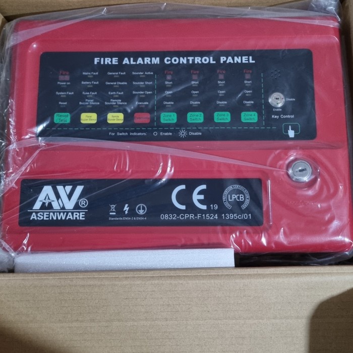 Jual Detect Mcfa Panel Conventional / Konvensional 4 Zone Asenware ...