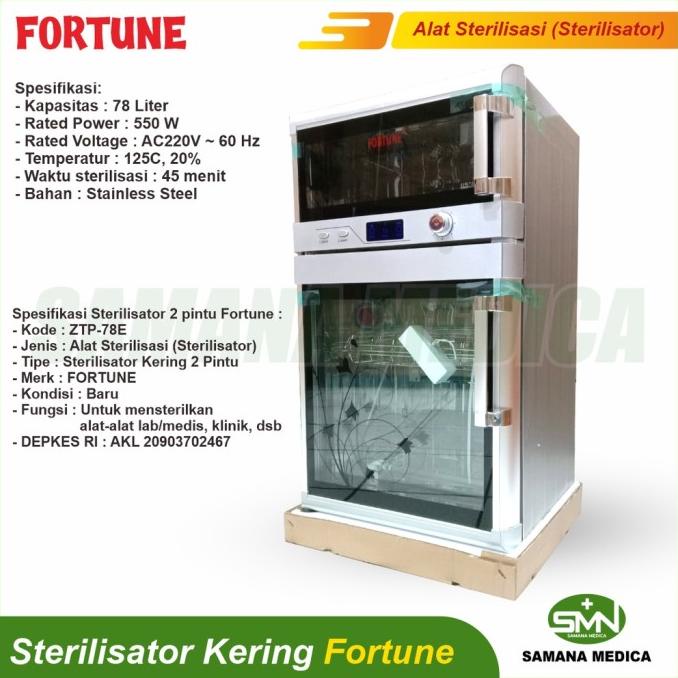 Jual Sterilisator Kering 2 Pintu Fortune Peralatan Medis Klinik Rumah