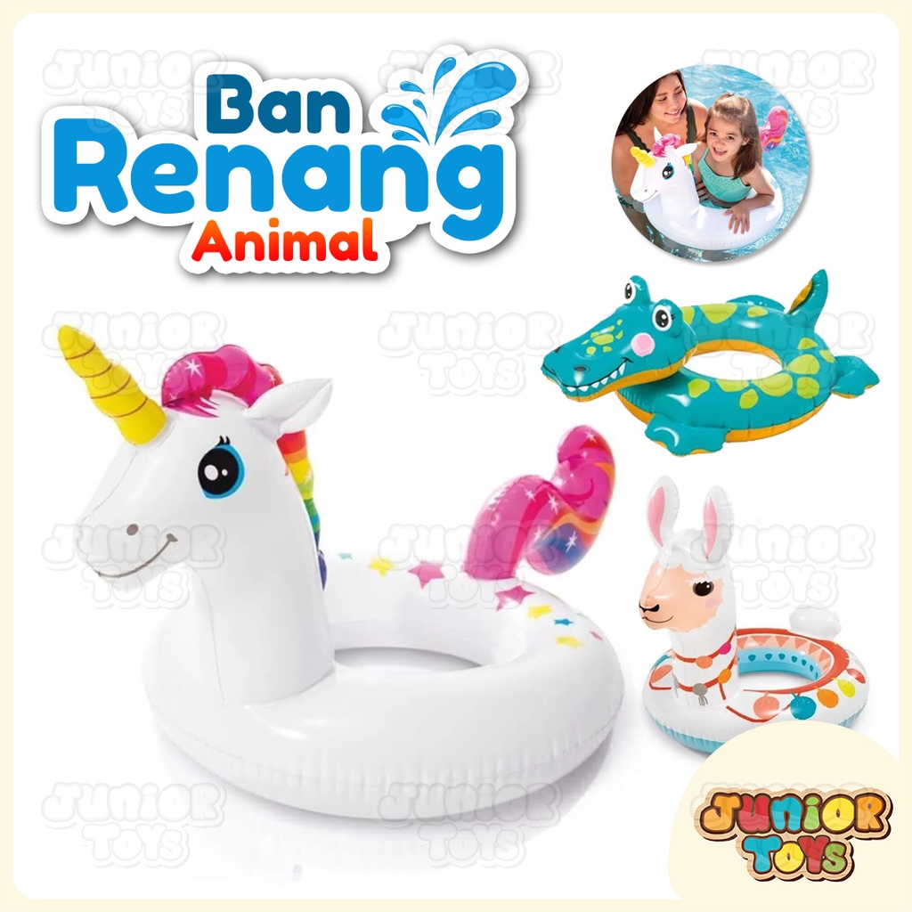 Jual PELAMPUNG RENANG ANAK INTEX BIG ANIMAL INTEX 58221 | Shopee Indonesia