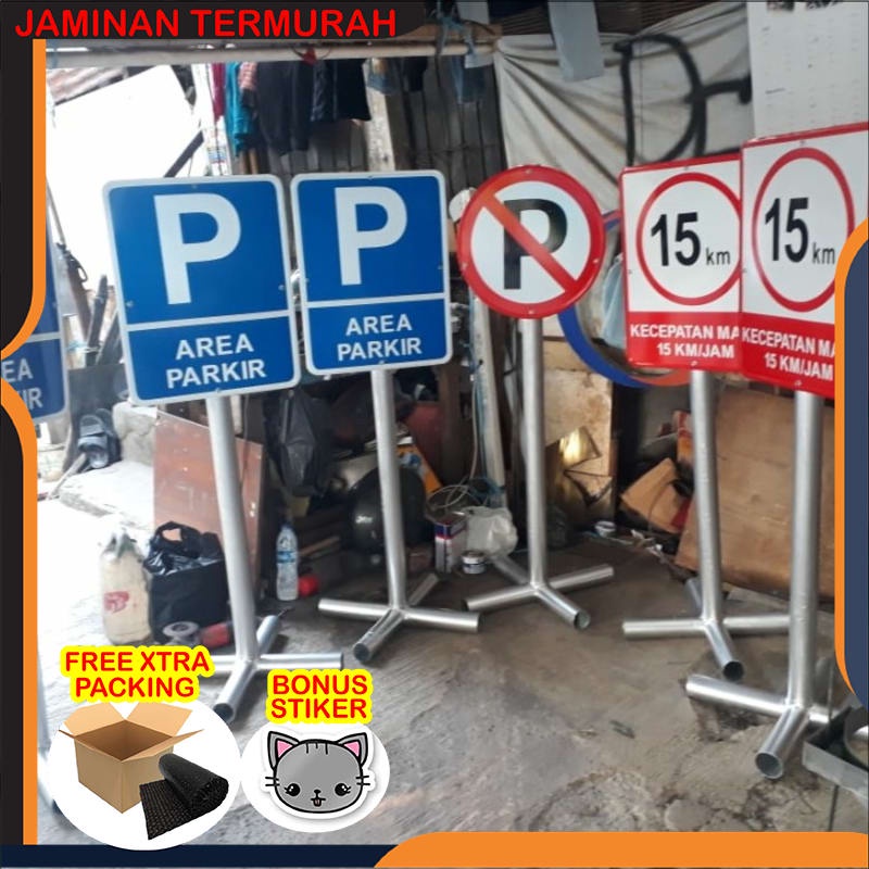 Jual rambu & tiang 1m. jual Rambu lalu lintas murah. Custom bebas visa ...