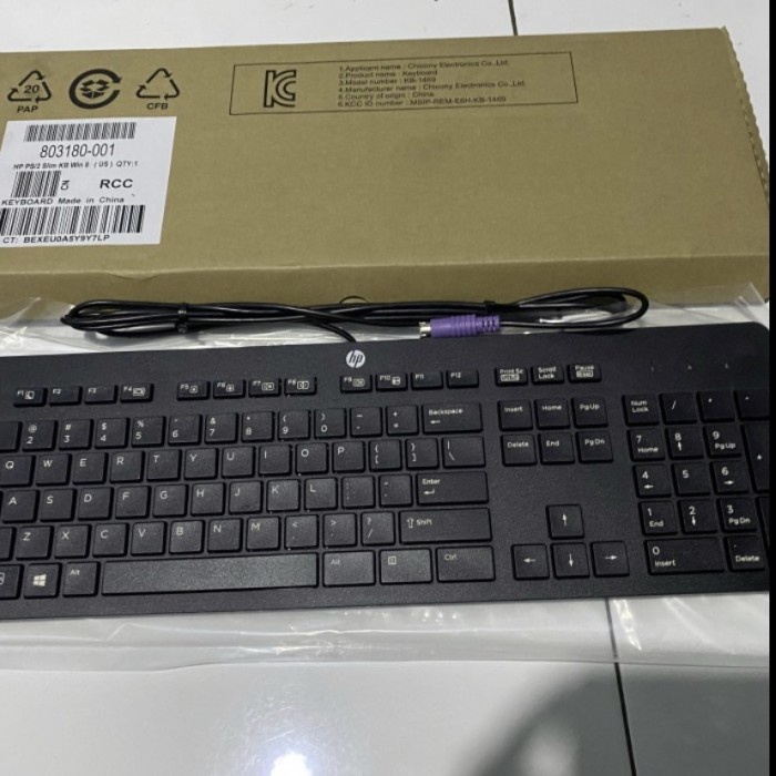 Jual HP 803180 104-key PS2 Business Keyboard original | Shopee Indonesia