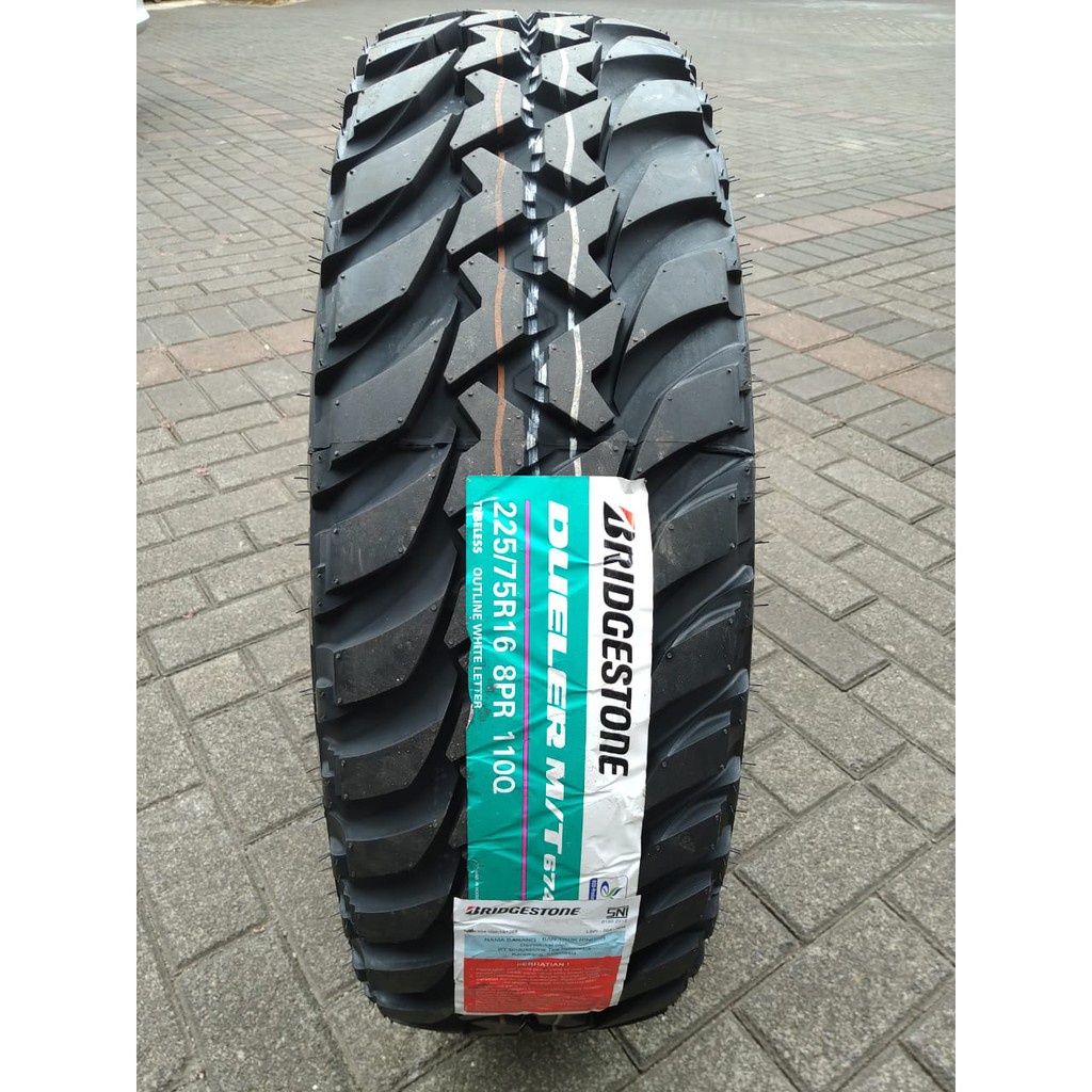 Jual Ban Mobil Bridgestone Dueler MT D674 Ukuran 225/75 R16 Ban Mobil ...
