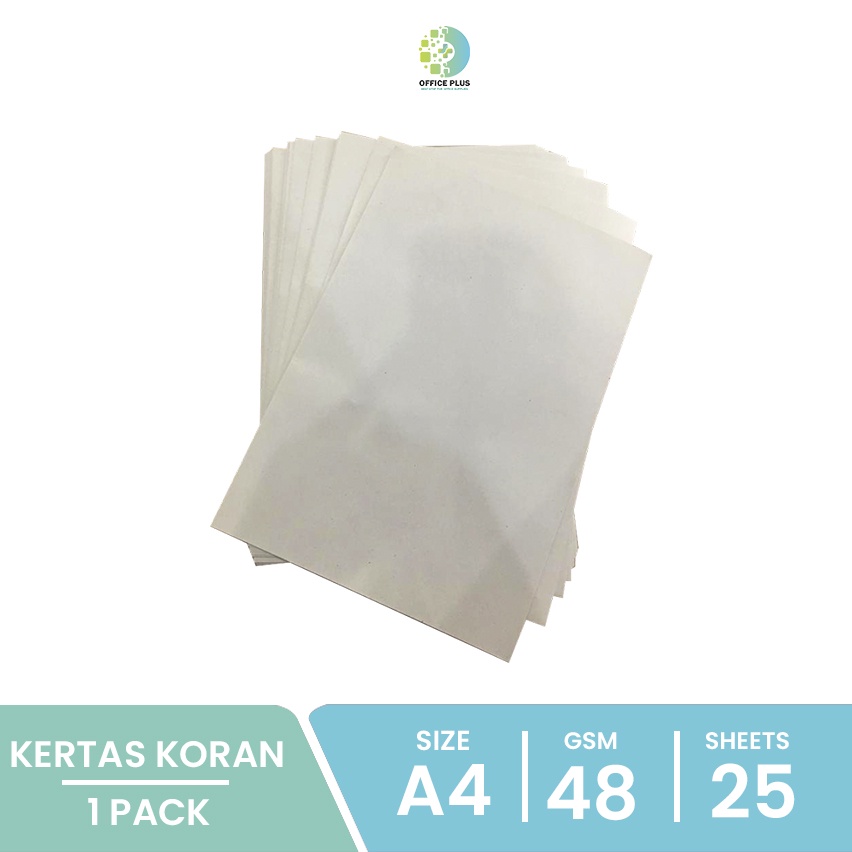 Jual Kertas Koran/Kertas Buram A4 1 RIM / 500 Lembar | Shopee Indonesia