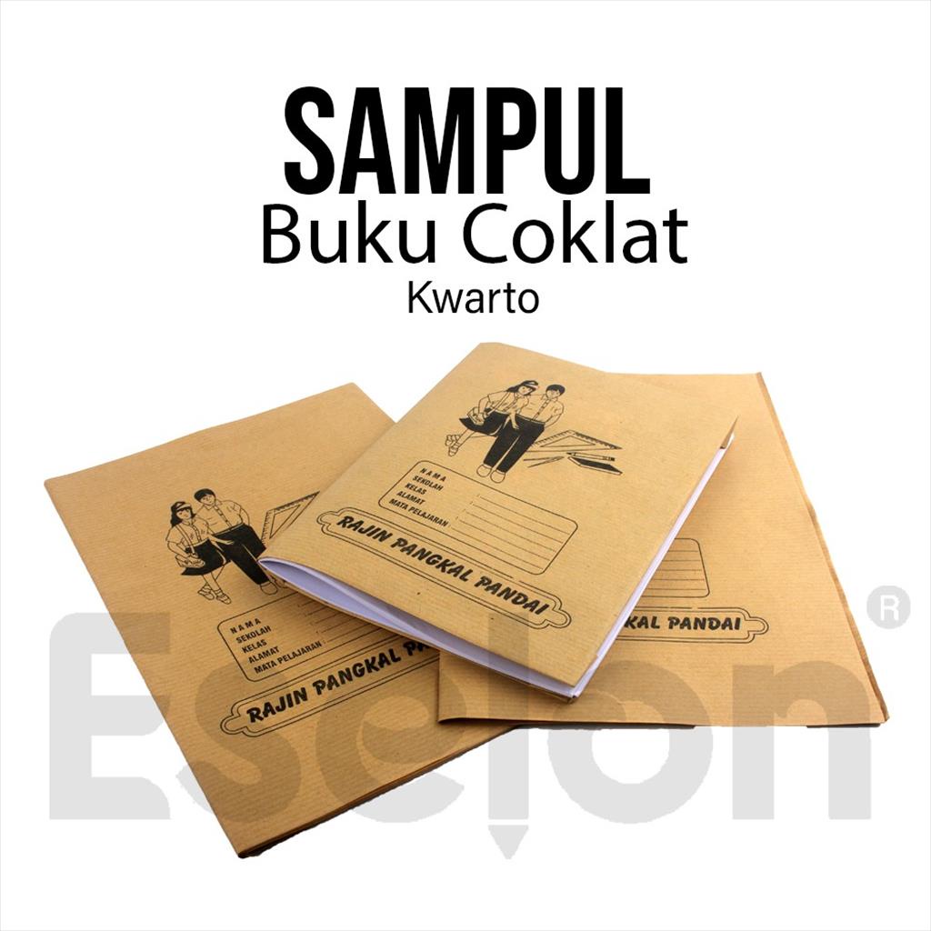 Jual 25lbr Sampul Buku Coklat Kraf SZ Kwarto 1 Pack Sampul Buku   Sg 11134201 23020 958c63y77wnv01