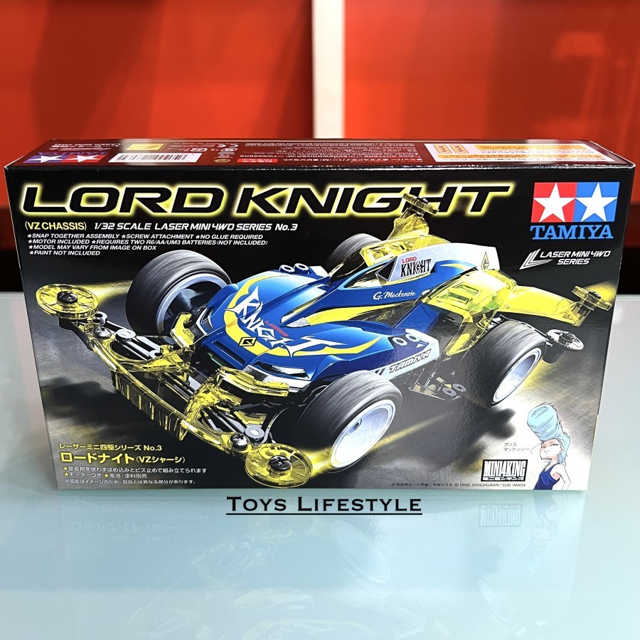 Jual Mainan Rakit Mobil Tamiya Mini 4WD - Lord Knight (ORIGINAL ...