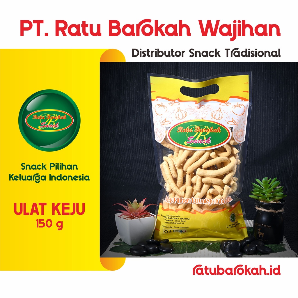 Jual Rbw Aneka Snack Ulat Keju 150 Gr Makanan Ringan Tradisional