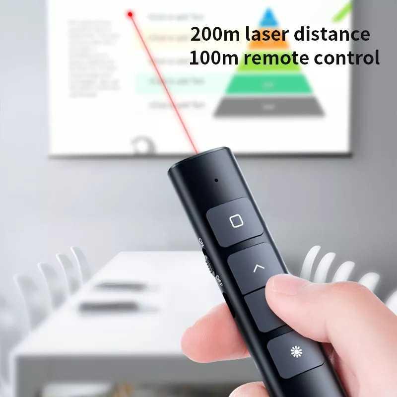 Jual Taffware Laser Pointer Presentasi Pen Remote Wireless 200 Meter 2 ...
