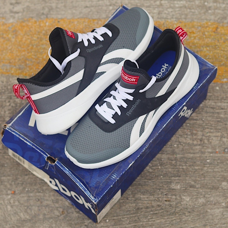 Jual REEBOK ROYAL EC RIDE FOAM BLACK WHITE ORIGINAL SNEAKERS BNIB ...