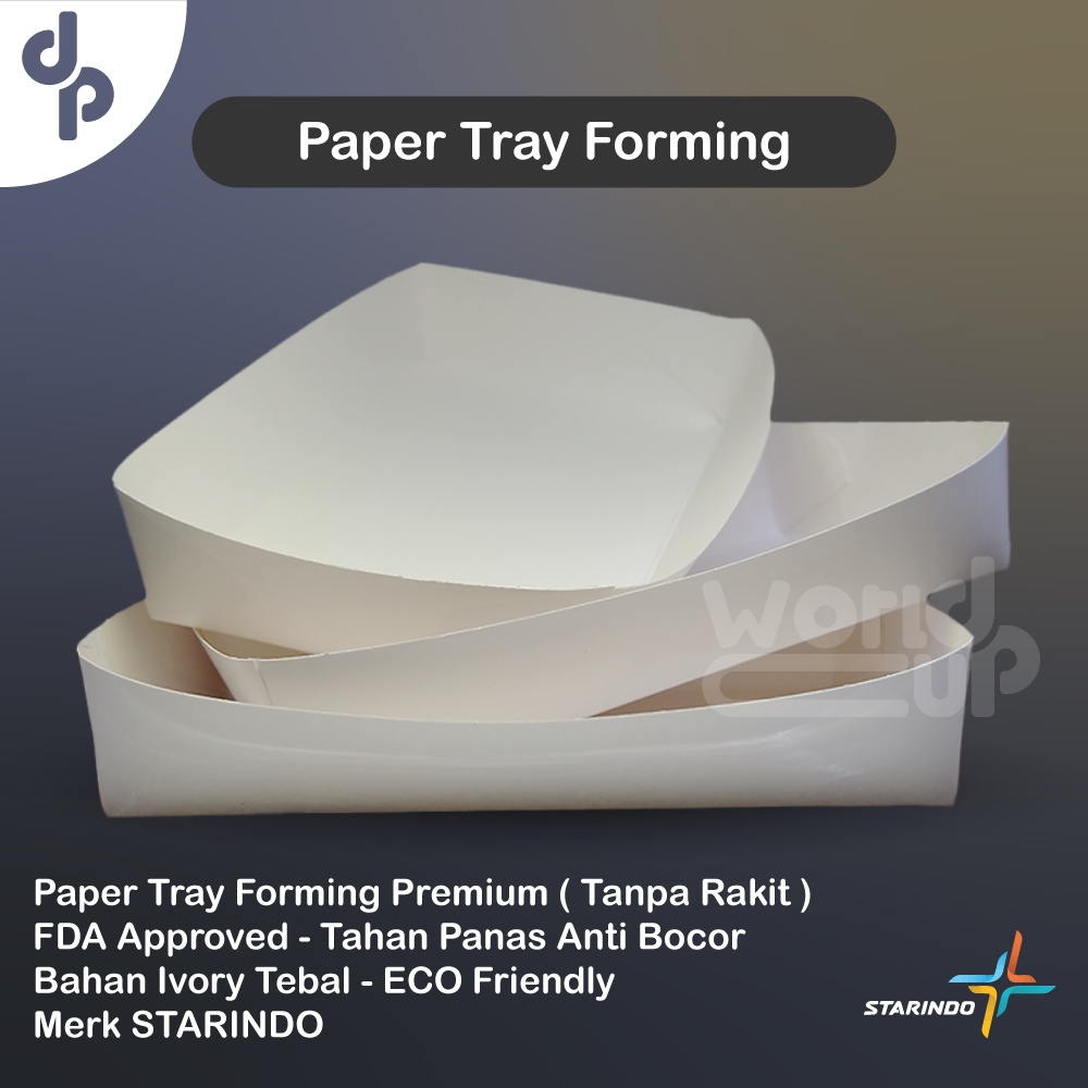 Jual Paper Tray / Food Tray Premium Starindo 100 pcs Shopee Indonesia