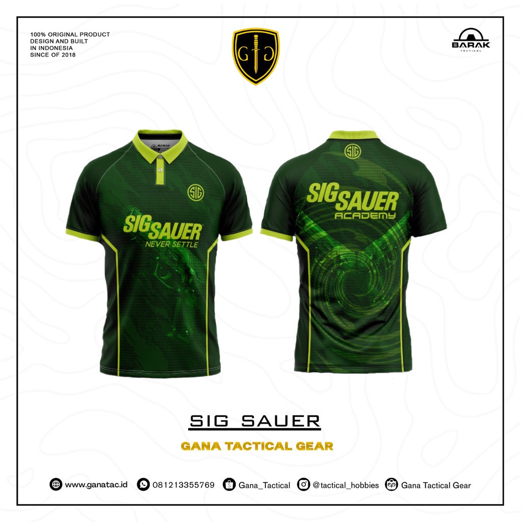 Jual JERSEY BARAK SIGSAUER GREEN Shopee Indonesia