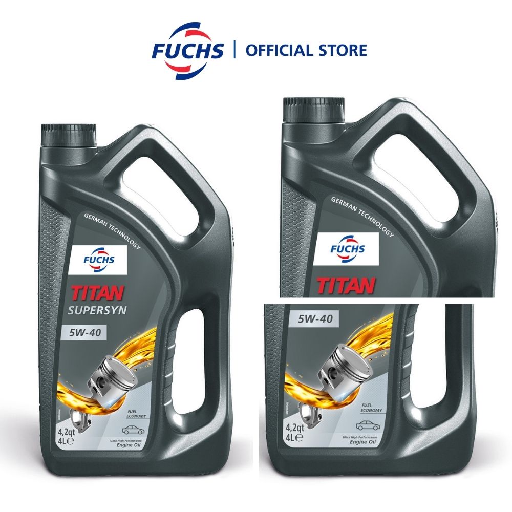 Jual FUCHS TITAN Supersyn 5W40 Fully Synthetic Engine Oil 4L All Season ...