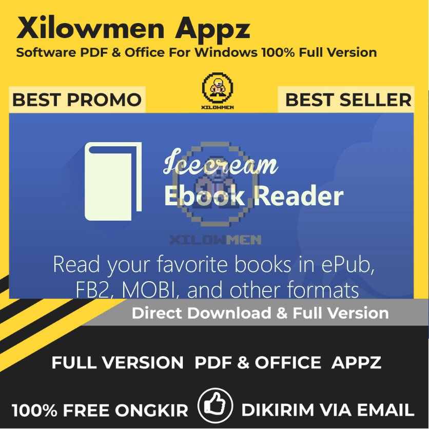Jual [Full Version] Icecream Ebook Reader Pro PDF Lifetime Win OS