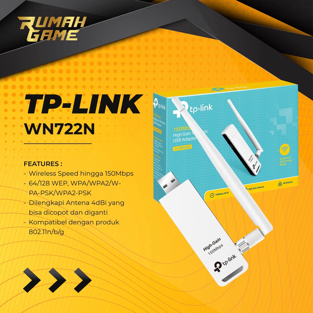 Jual Mini Usb Wifi Wireless Adapter Tplink Wn722N Antena Wireless Wifi ...